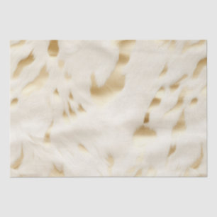 Western Cream White Gold Cowhide Tissue Paper