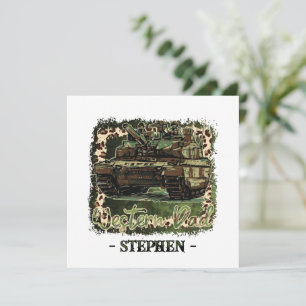 Western Dad Military Tank Camouflage