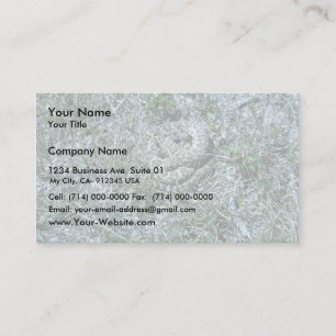 Western Diamondback Rattlesnake Business Card