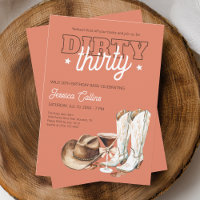 Western Dirty Thirty Cowgirl 30th Birthday Party