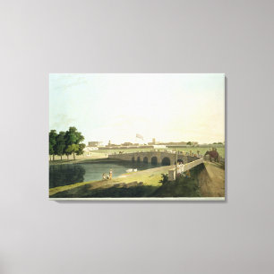 Western Entrance of Fort St. George, Madras, plate Canvas Print