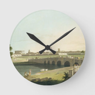 Western Entrance of Fort St. George, Madras, plate Round Clock