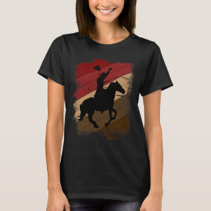 Western Equestrian Farmer Horseback Riding Gift Ho T-Shirt