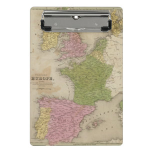 Western Europe Mini Clipboard