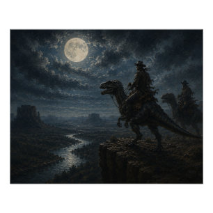 Western Fantasy Art Poster