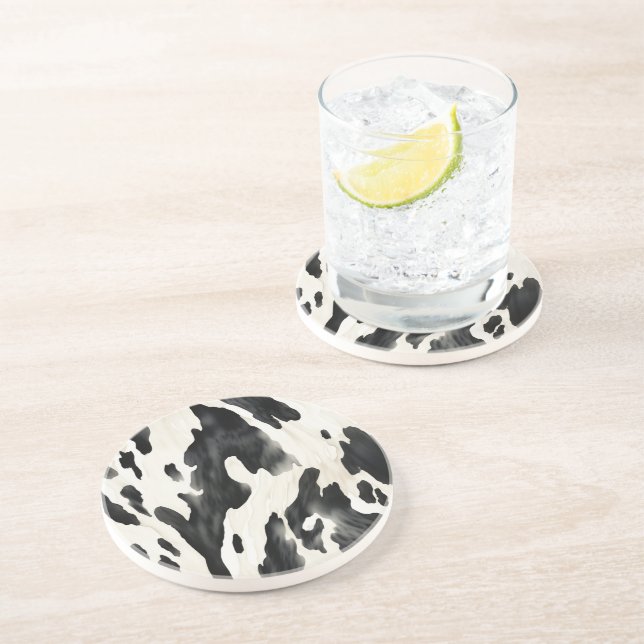 Western Farm Animal Cow Coaster (Side)