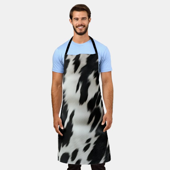 Western Farm Cowhide  Apron (Worn)