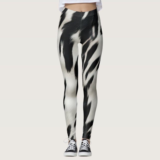 Western Farm Cowhide Leggings (Front)