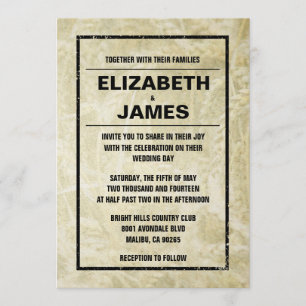 Western Farm Wedding Invitations