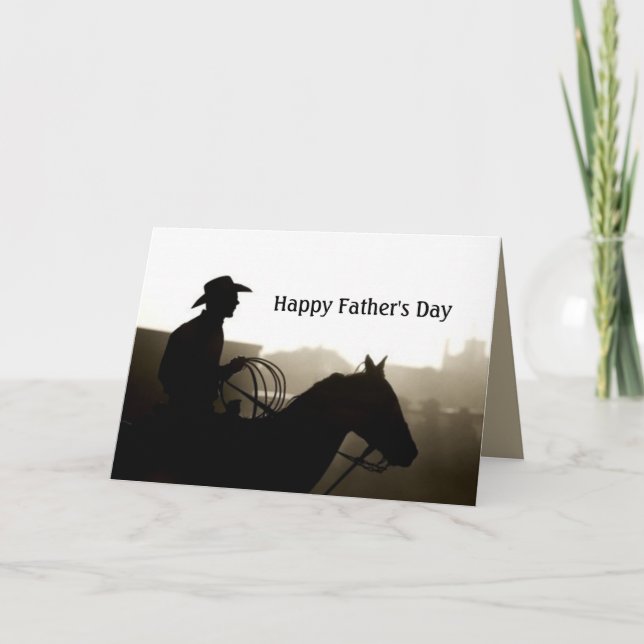Western Father's Day Card (Front)