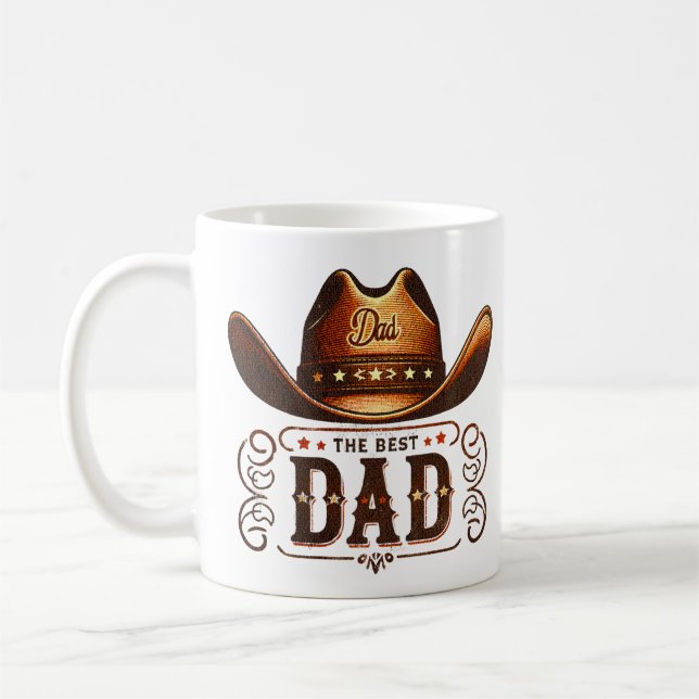Western Father's Day  Coffee Mug (Left)
