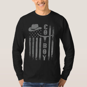 Western Flag Country Rodeo Southern Retro Vintage T-Shirt