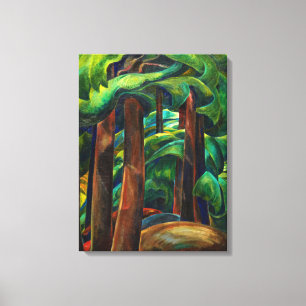 Western Forest, 1931 by Emily Carr Canvas Print