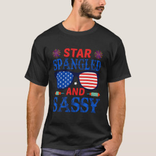 Western Funny Star Spangled And Sassy T-Shirt