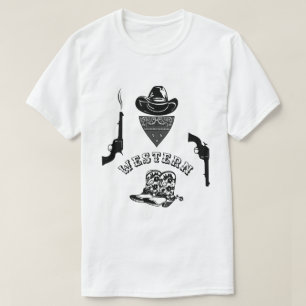 Western funny, unique, cool, customisable T-Shirt
