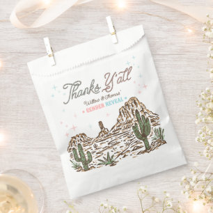 Western Gender Reveal Cowboy or Cowgirl Favour Bags