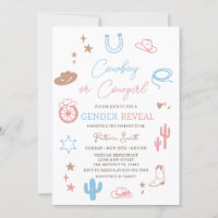 Western Gender Reveal Cowboy or Cowgirl