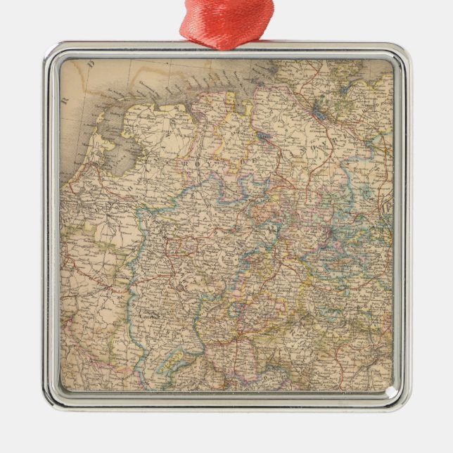 Western Germany Metal Tree Decoration (Front)