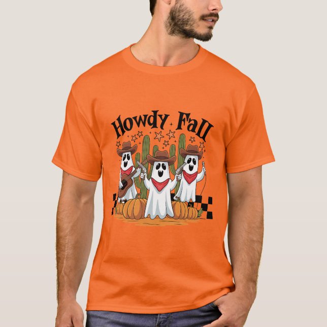 Western Ghost Band Halloween T-Shirt (Front)