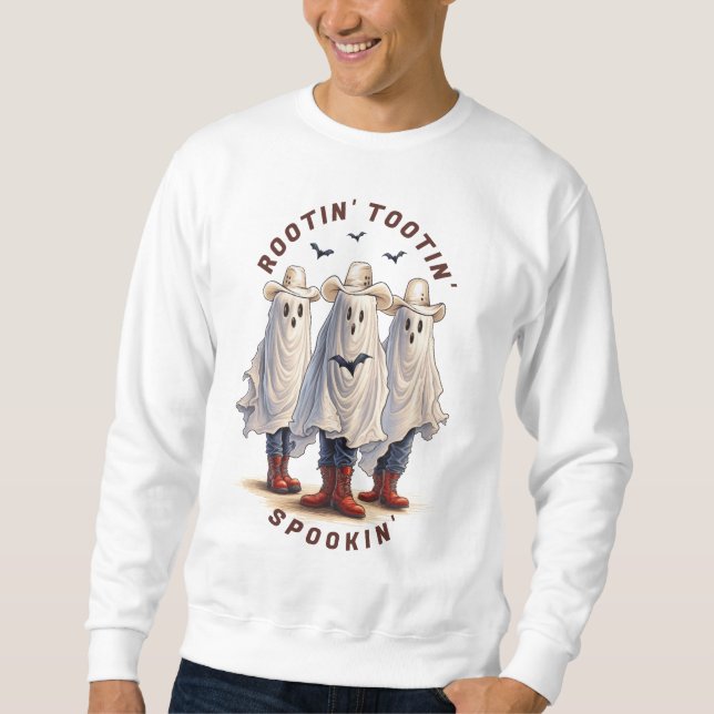Western Ghosts Personalised Rootin Tootin Spookin  Sweatshirt (Front)