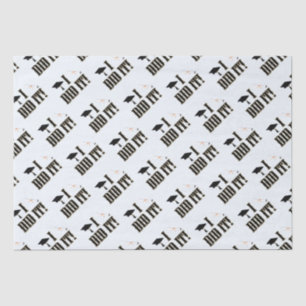 Western Grad Cap and Diploma Graduation  Tissue Paper