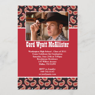 Western Graduation Invitation