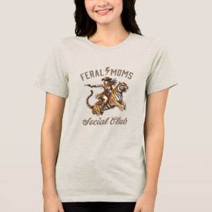 Western Graphic - Feral Moms Tri-Blend Shirt