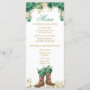 Western Green Hunter Charra Mis Quince Menu