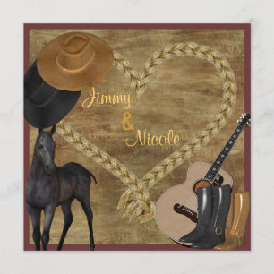 WESTERN GUITAR MULTI PURPOSE INVITATION