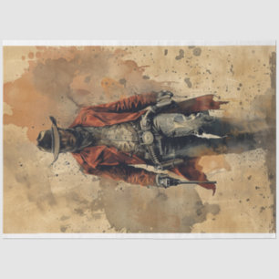 Western Gunfighter Wild West Decoupage Tissue Paper