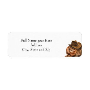 Western Hat and Lasso Graduation return address