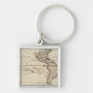 Western Hemisphere 10 Key Ring