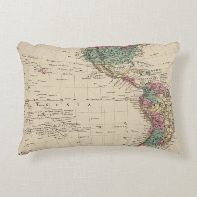 Western Hemisphere 2 Decorative Cushion (Front)