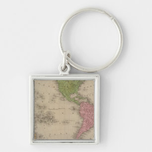 Western Hemisphere 9 Key Ring