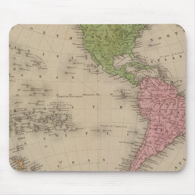 Western Hemisphere 9 Mouse Mat (Front)