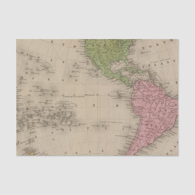 Western Hemisphere 9 Tissue Paper (Front)