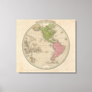 Western Hemisphere Canvas Print