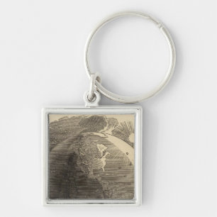Western Hemisphere Map by Goodrich Key Ring