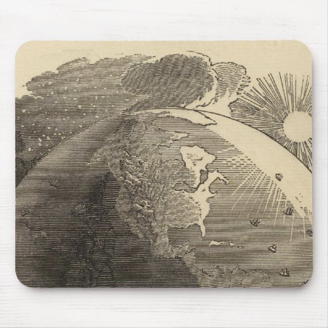 Western Hemisphere Map by Goodrich Mouse Mat (Front)