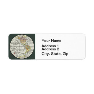 Western Hemisphere Map Globe Travel