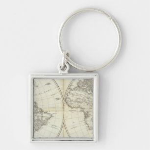Western Hemisphere or New World Key Ring