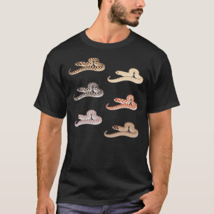 Western Hognose Pattern, Morphs Normal, Albino T-Shirt