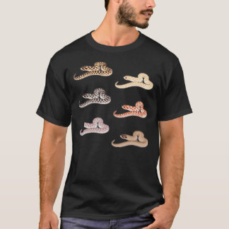 Western Hognose Pattern, Morphs Normal, Albino T-Shirt