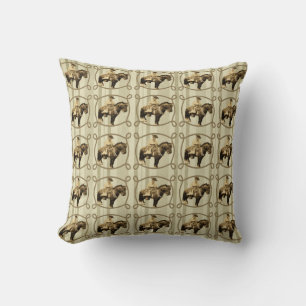 Western Home Decor Pillow Vintage Cowboy