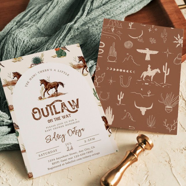 Western Horse Baby Shower Invitation (Creator Uploaded)