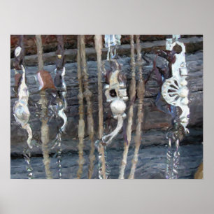 Western Horse Bits Poster Print