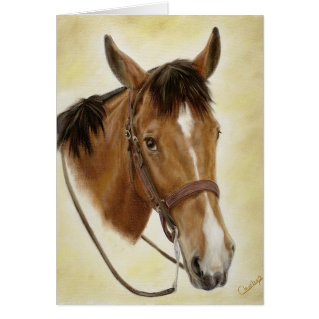 Western Horse Card (Front)