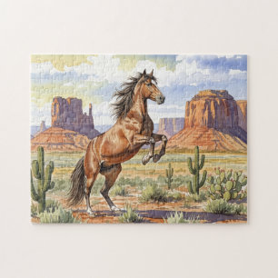 Western Horse Jigsaw Puzzle