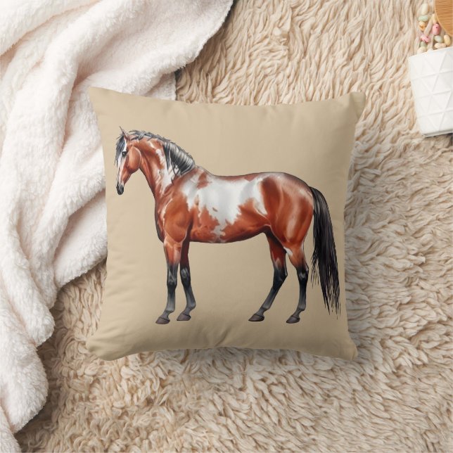 Western Horse: Rain Spirit -  Cushion (Blanket)