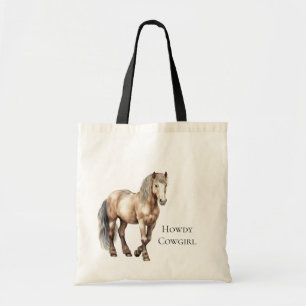Western Horse Tote Bag